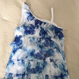 Light blue floral shirt